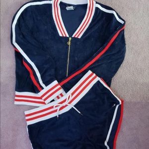 SOLD!! Champion Terry Jacket and shorts set